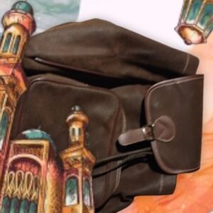 Brown Backpack